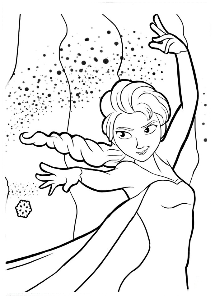 Frozen 2: Princess Elsa Coloring Pages Printable 90