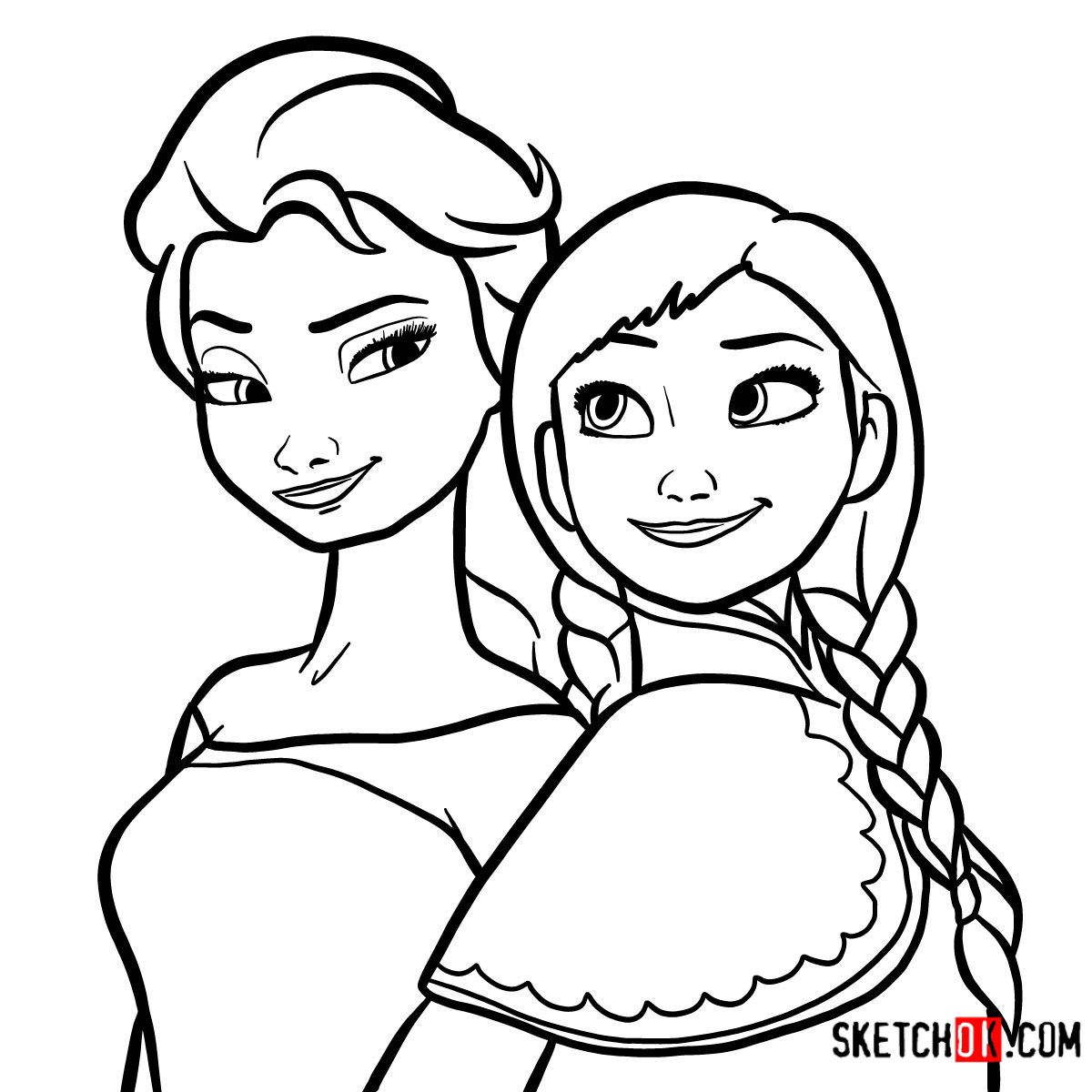 Frozen 2: Princess Elsa Coloring Pages Printable 91