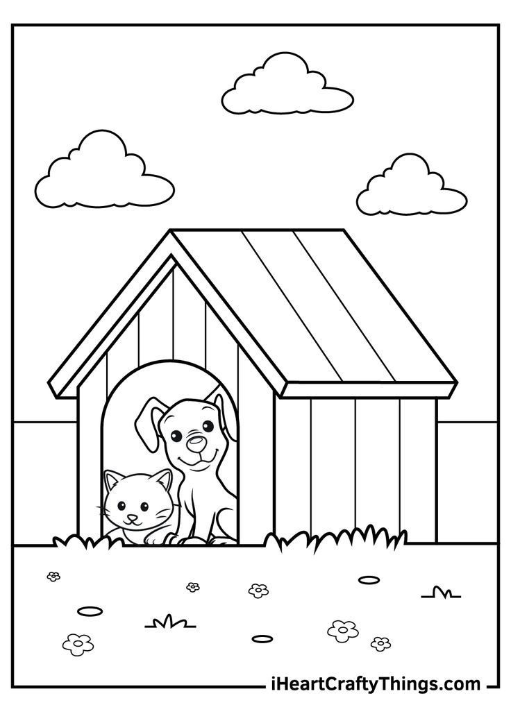 gangster dog coloring pages