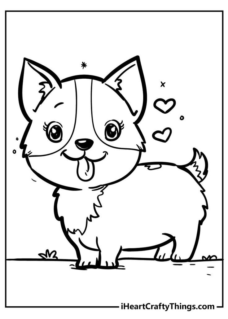 german shepherd dog coloring pages