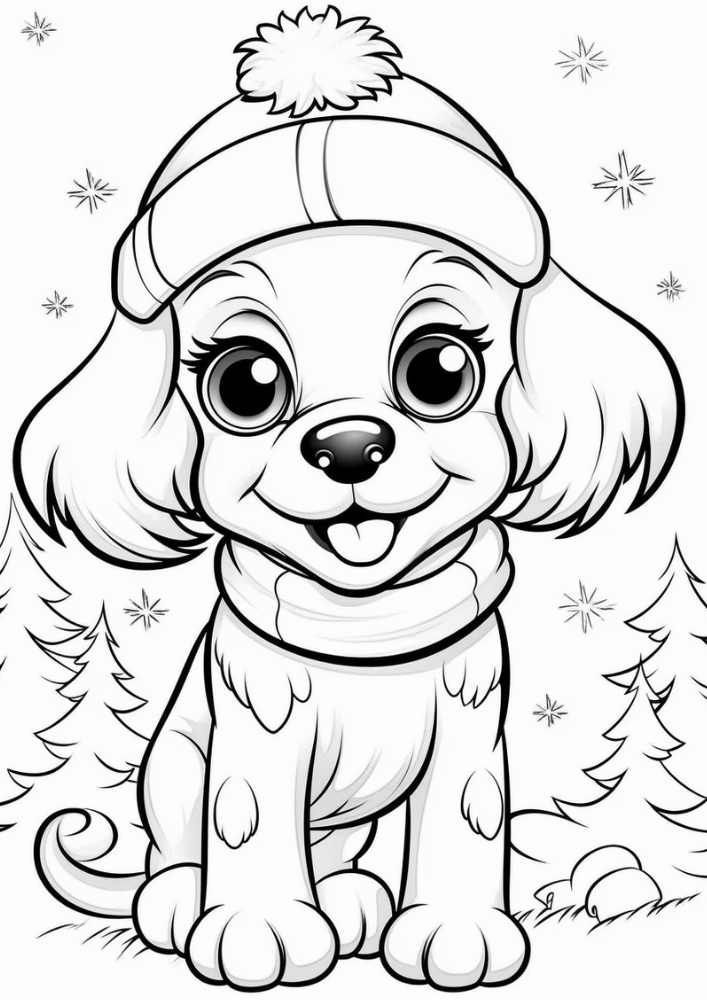 guide dog coloring pages