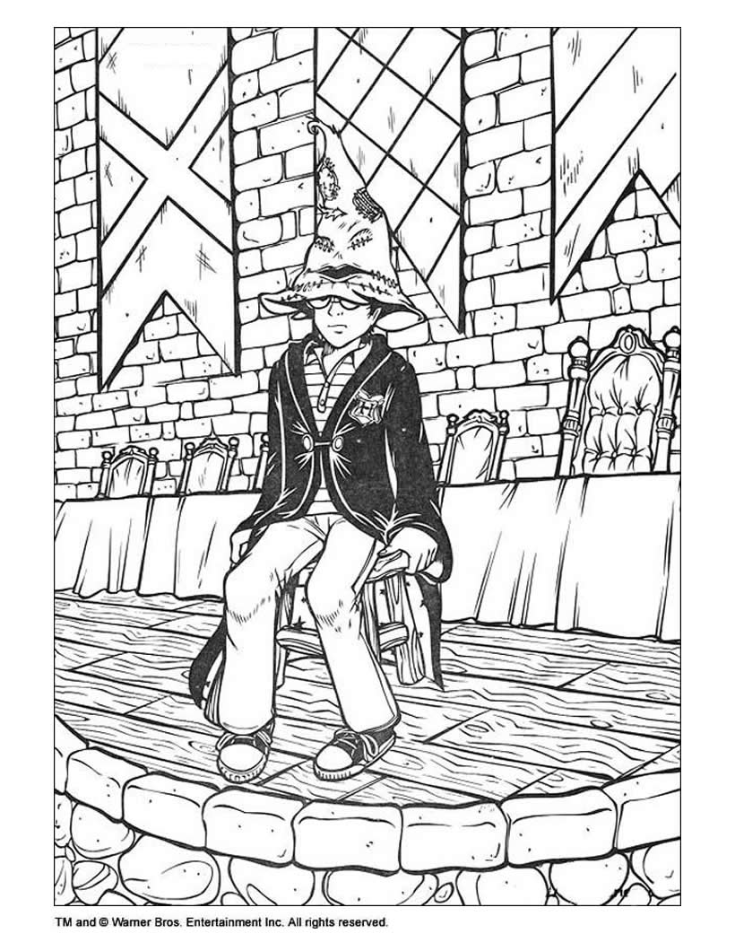 Harry Potter Coloring Pages for Adults 1