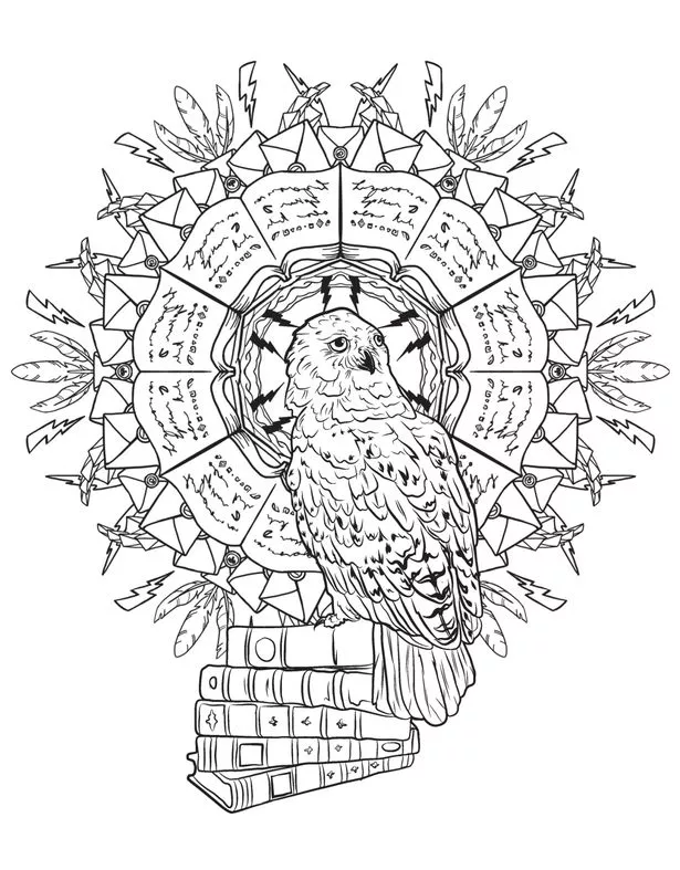 Harry Potter Coloring Pages for Adults 103