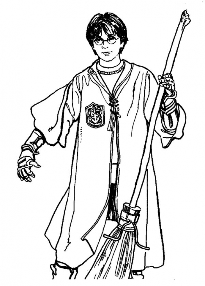 Harry Potter Coloring Pages for Adults 107