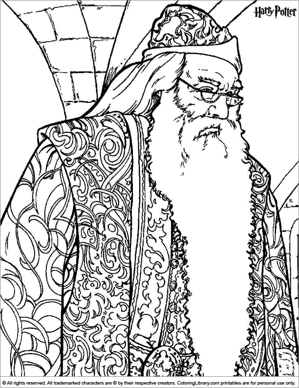 Harry Potter Coloring Pages for Adults 11