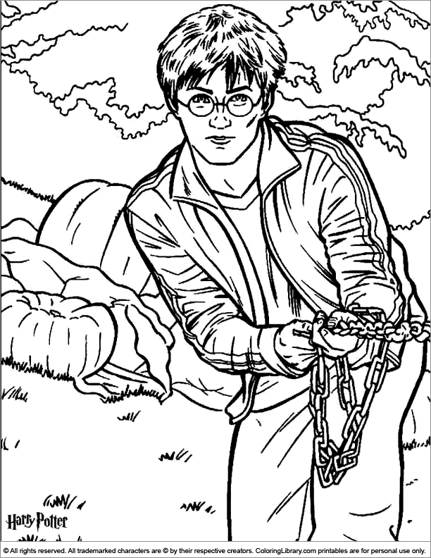 Harry Potter Coloring Pages for Adults 111