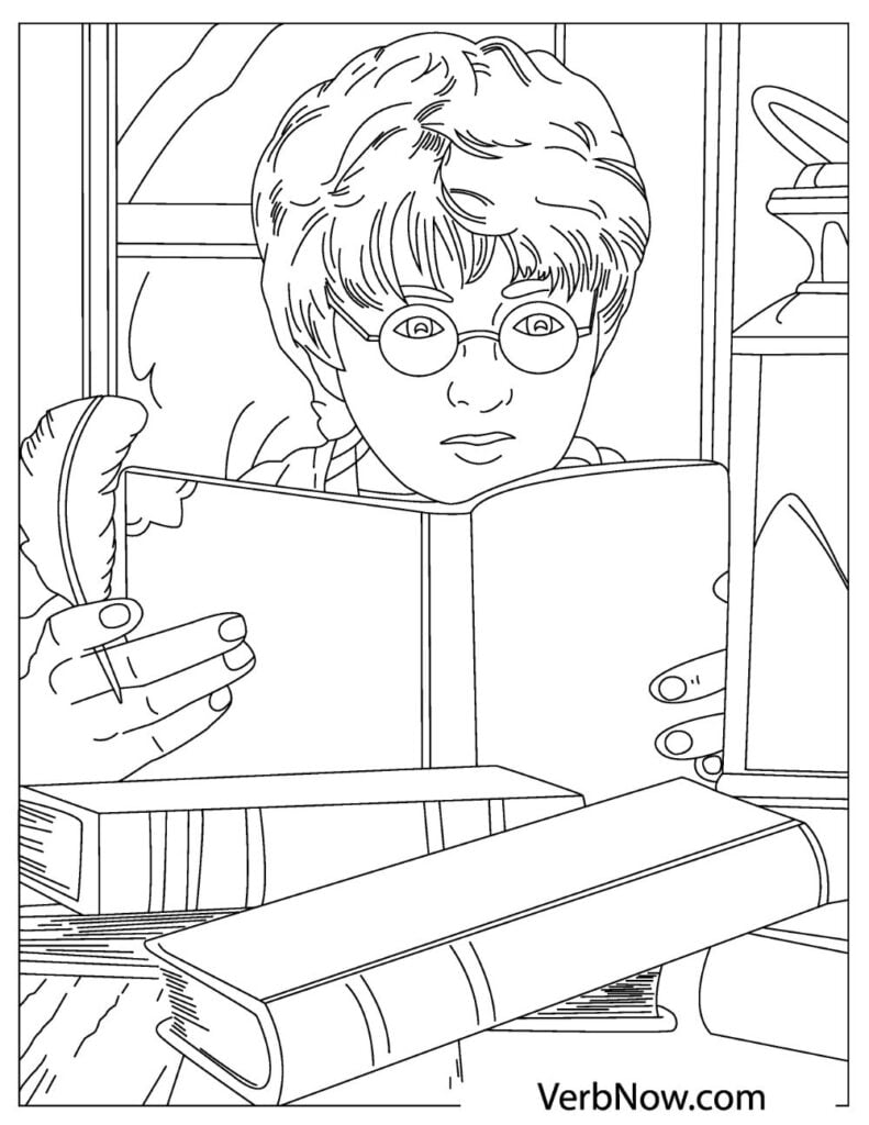 Harry Potter Coloring Pages for Adults 23