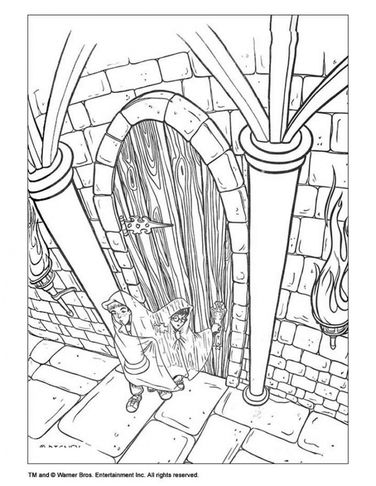 Harry Potter Coloring Pages for Adults 27