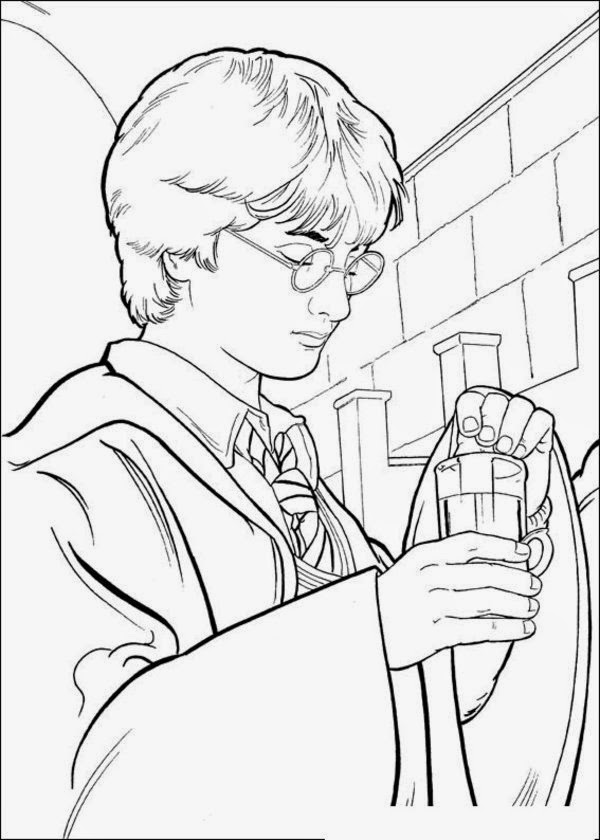 Harry Potter Coloring Pages for Adults 3