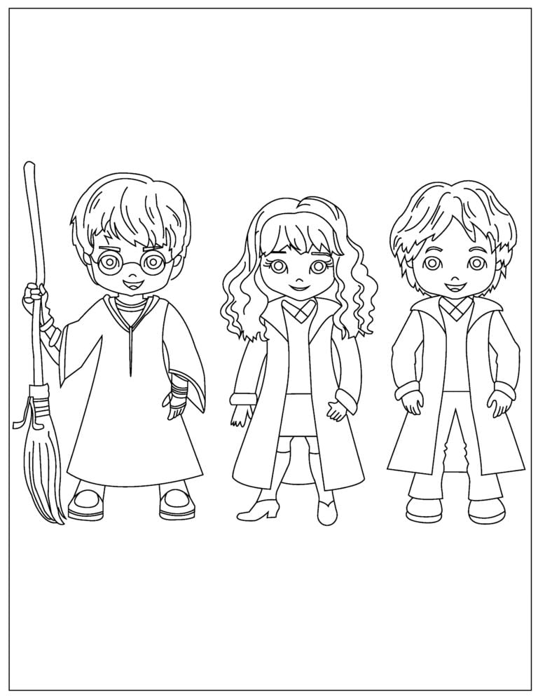 Harry Potter Coloring Pages for Adults 31