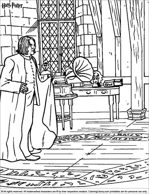 Harry Potter Coloring Pages for Adults 39