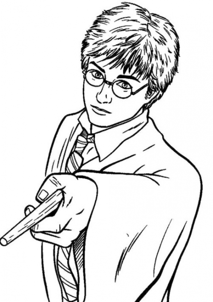 Harry Potter Coloring Pages for Adults 40