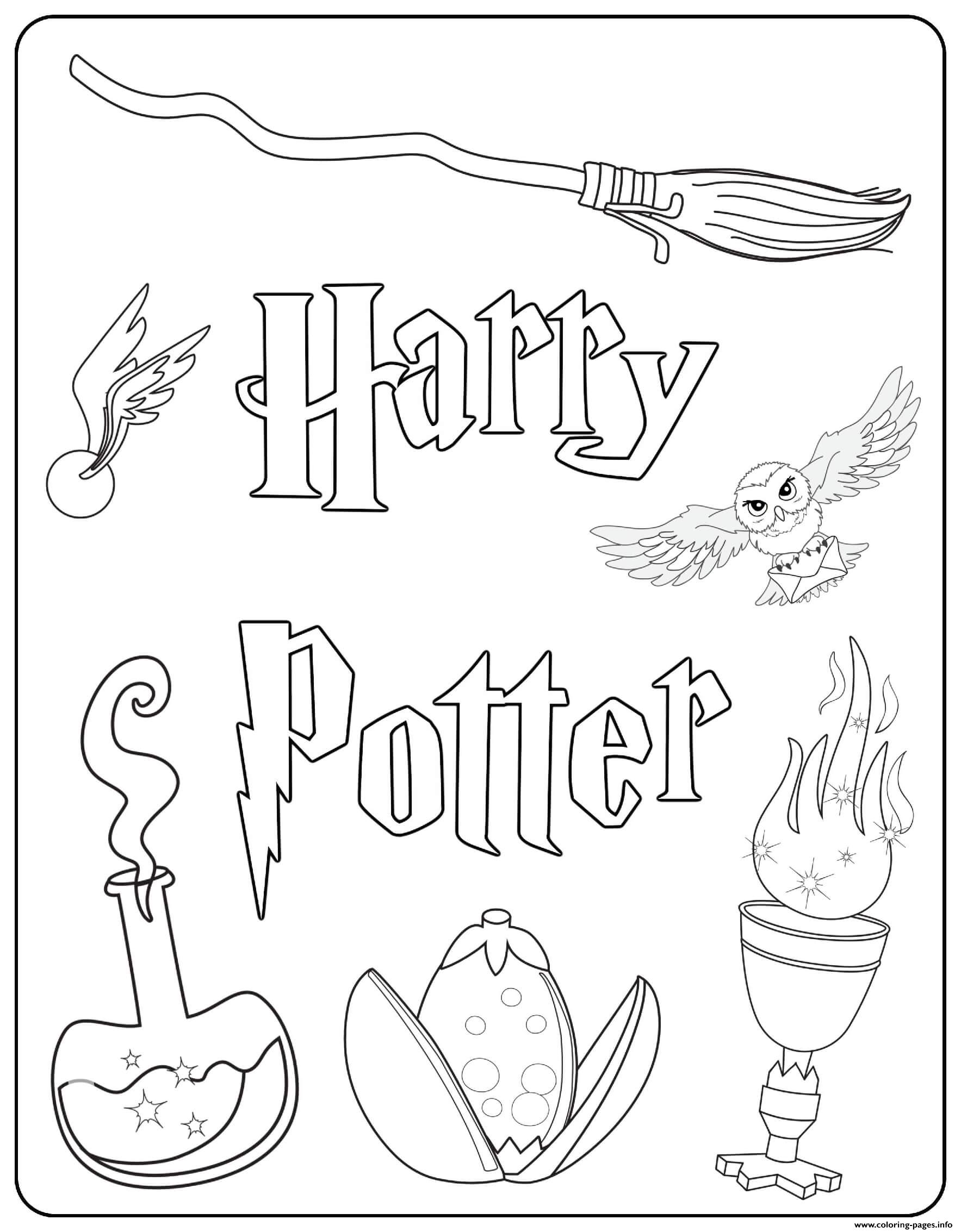 Harry Potter Coloring Pages for Adults 42