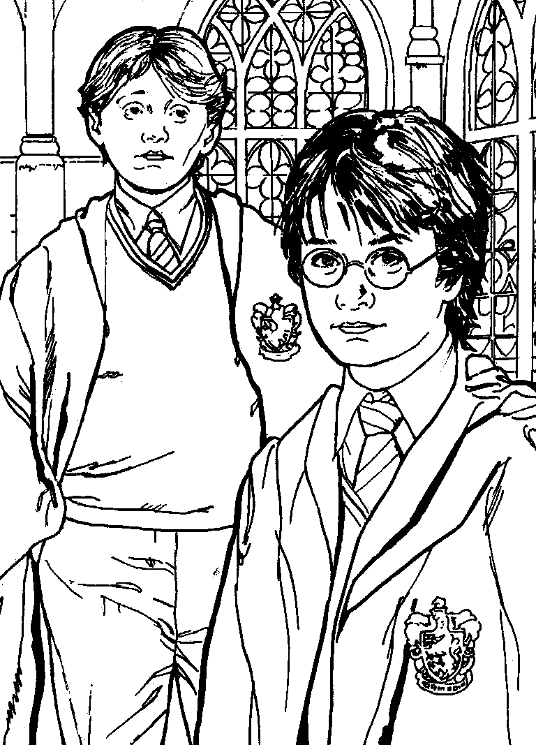 Harry Potter Coloring Pages for Adults 44