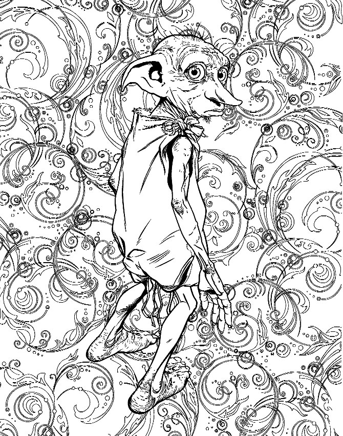 Harry Potter Coloring Pages for Adults 49