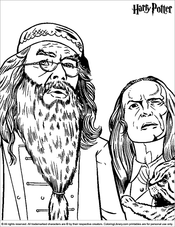 Harry Potter Coloring Pages for Adults 50