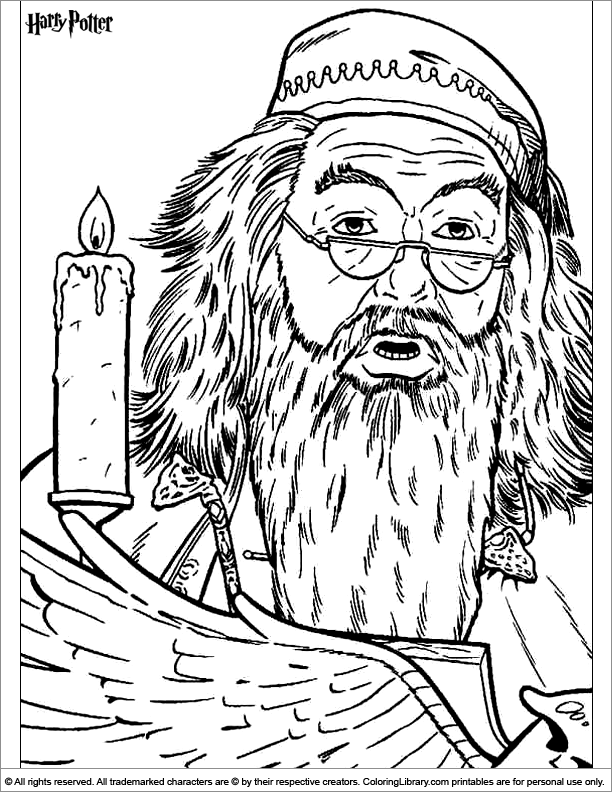 Harry Potter Coloring Pages for Adults 55