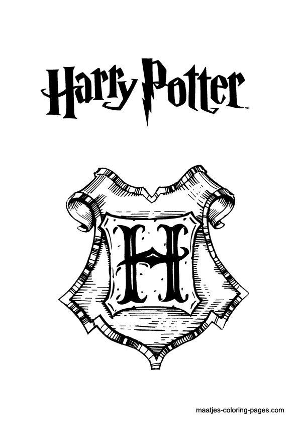 Harry Potter Coloring Pages for Adults 6