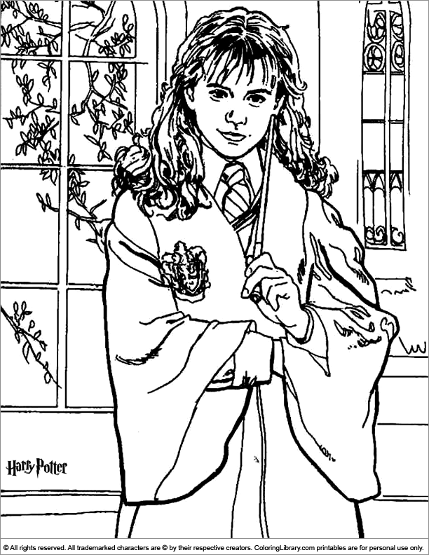 Harry Potter Coloring Pages for Adults 66