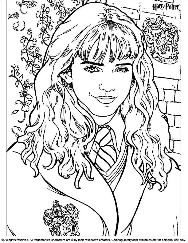 Harry Potter Coloring Pages for Adults 69