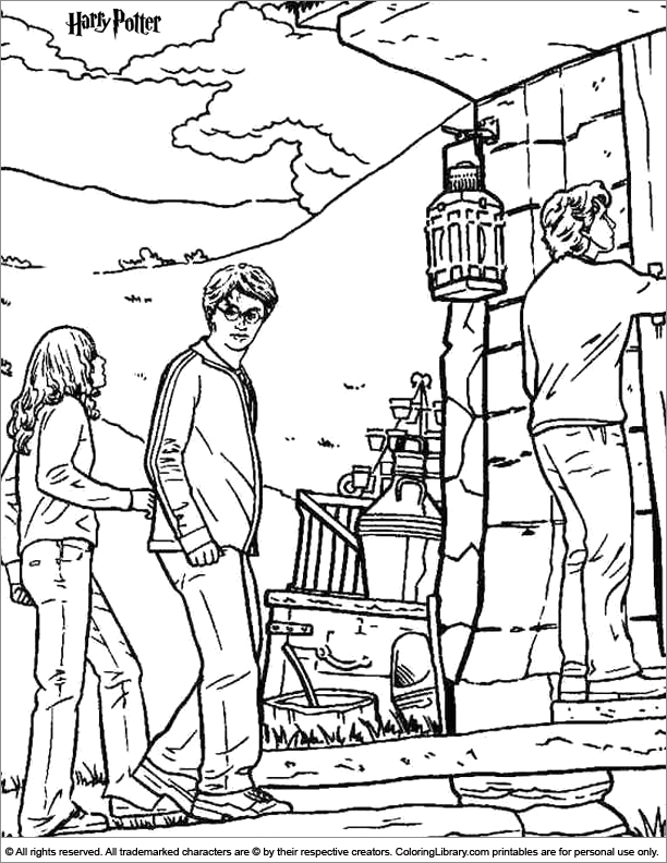 Harry Potter Coloring Pages for Adults 76