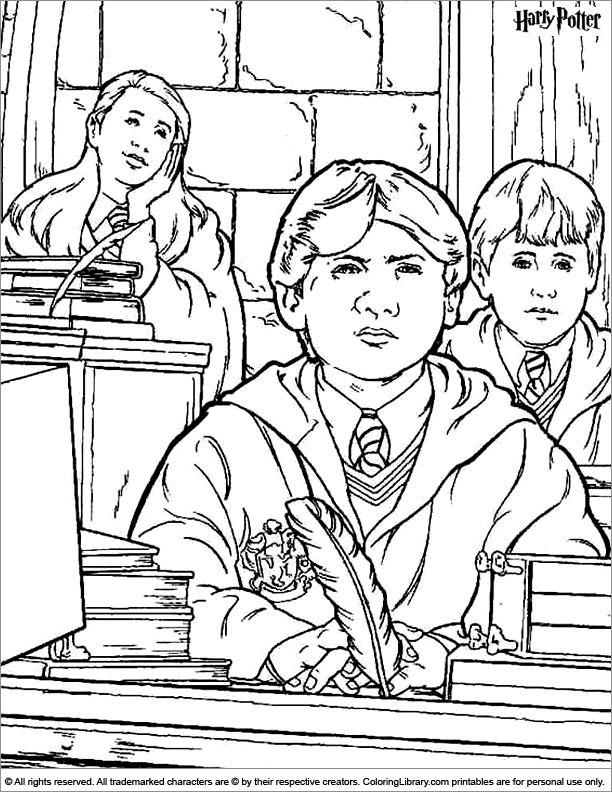 Harry Potter Coloring Pages for Adults 87