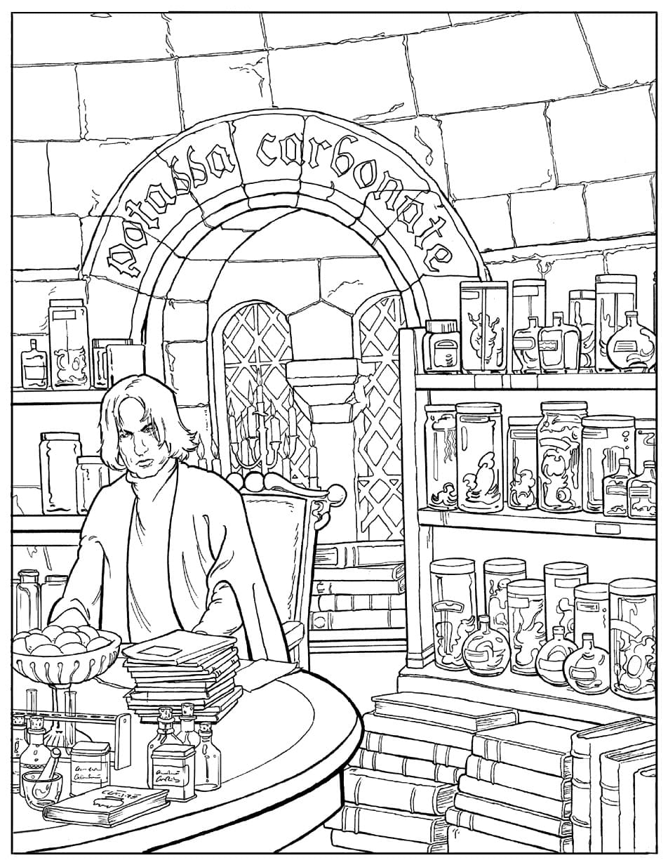 Harry Potter Coloring Pages for Adults 91