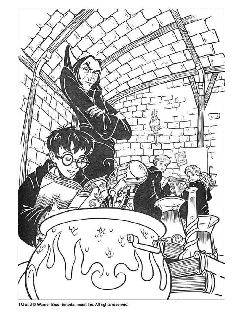 Harry Potter Coloring Pages for Adults 95