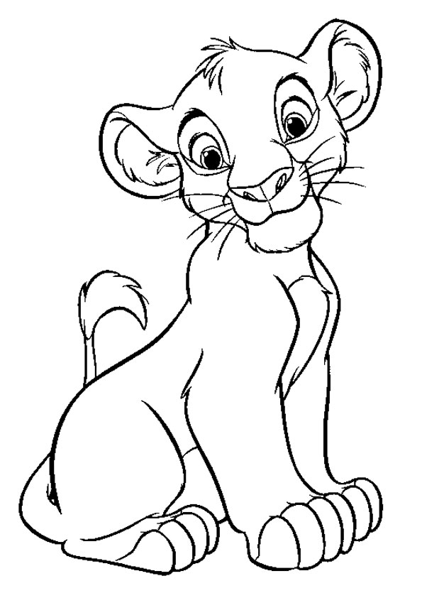 Lion King Coloring Pages Free Printable 111