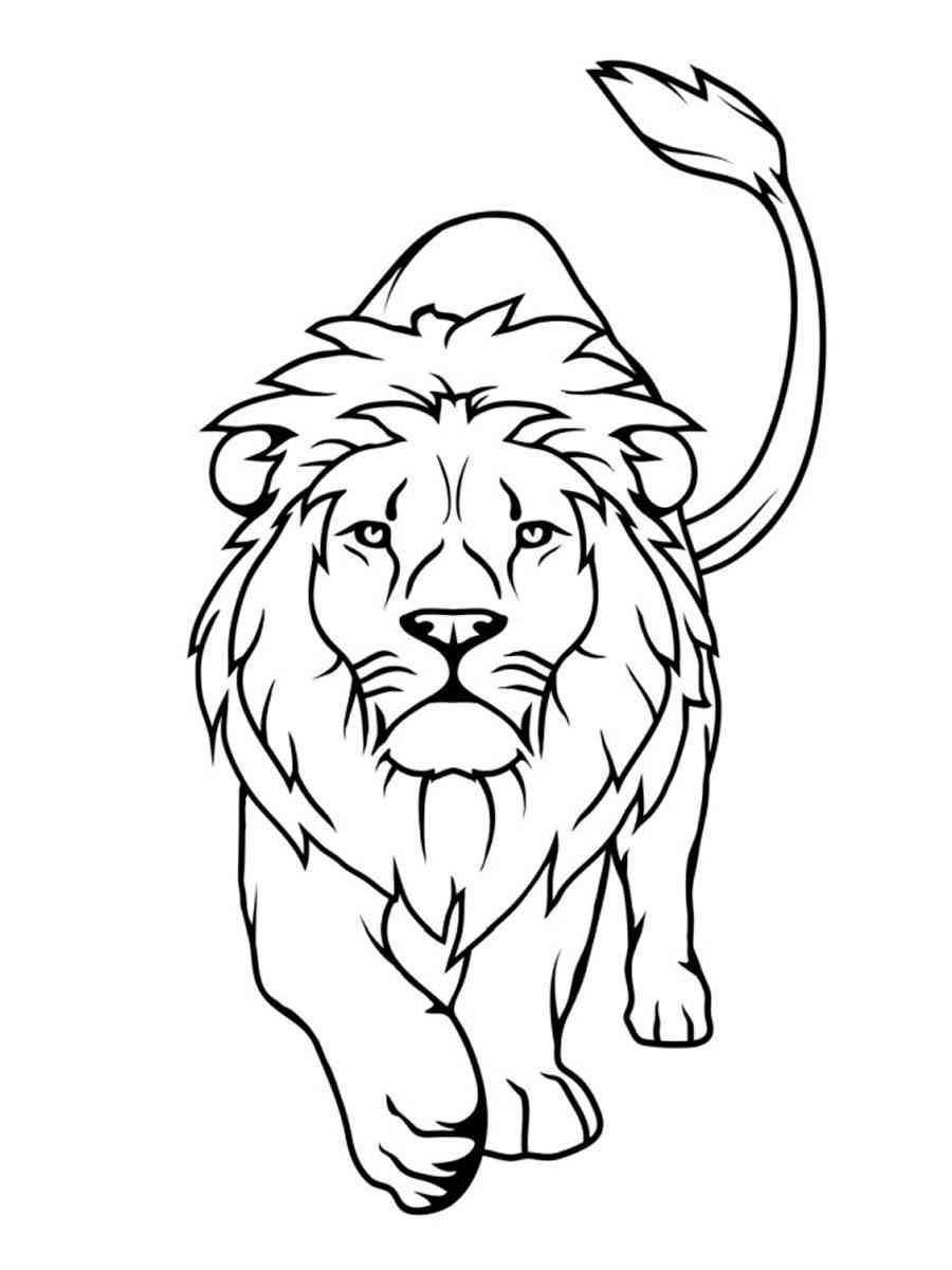 Lion King Coloring Pages Free Printable 119