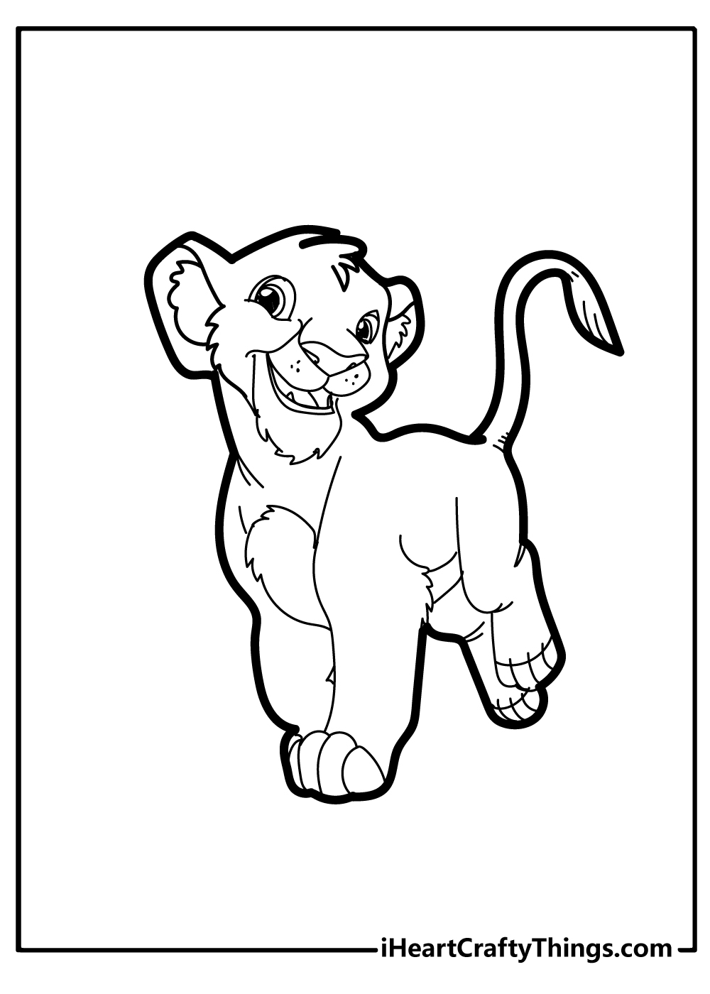 Lion King Coloring Pages Free Printable 12