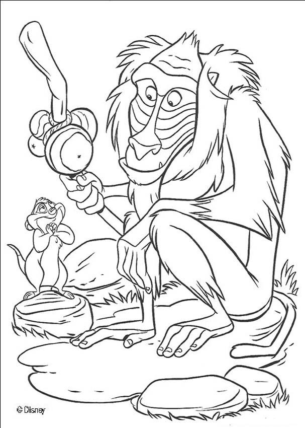 Lion King Coloring Pages Free Printable 120