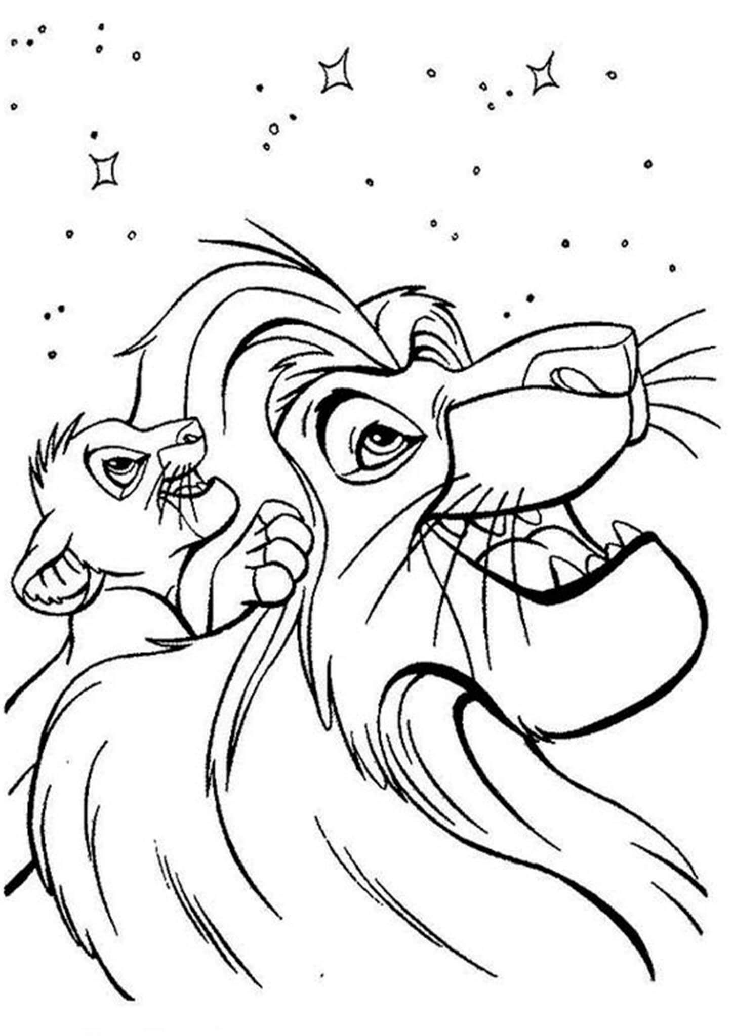 Lion King Coloring Pages Free Printable 26