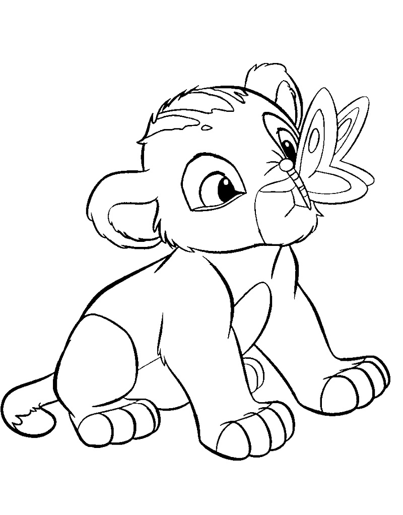 Lion King Coloring Pages Free Printable 54