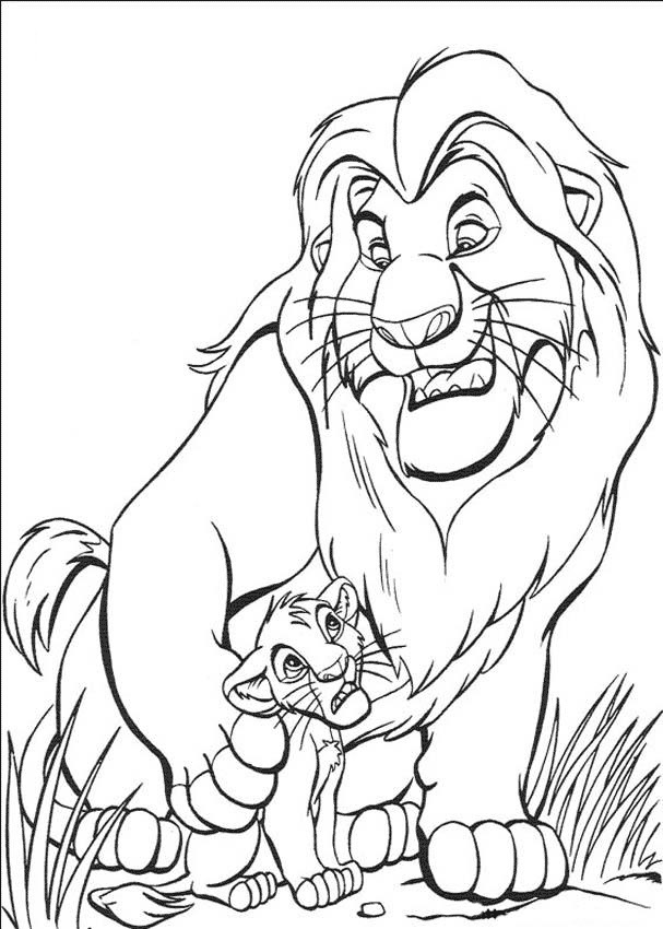 Lion King Coloring Pages Free Printable 57