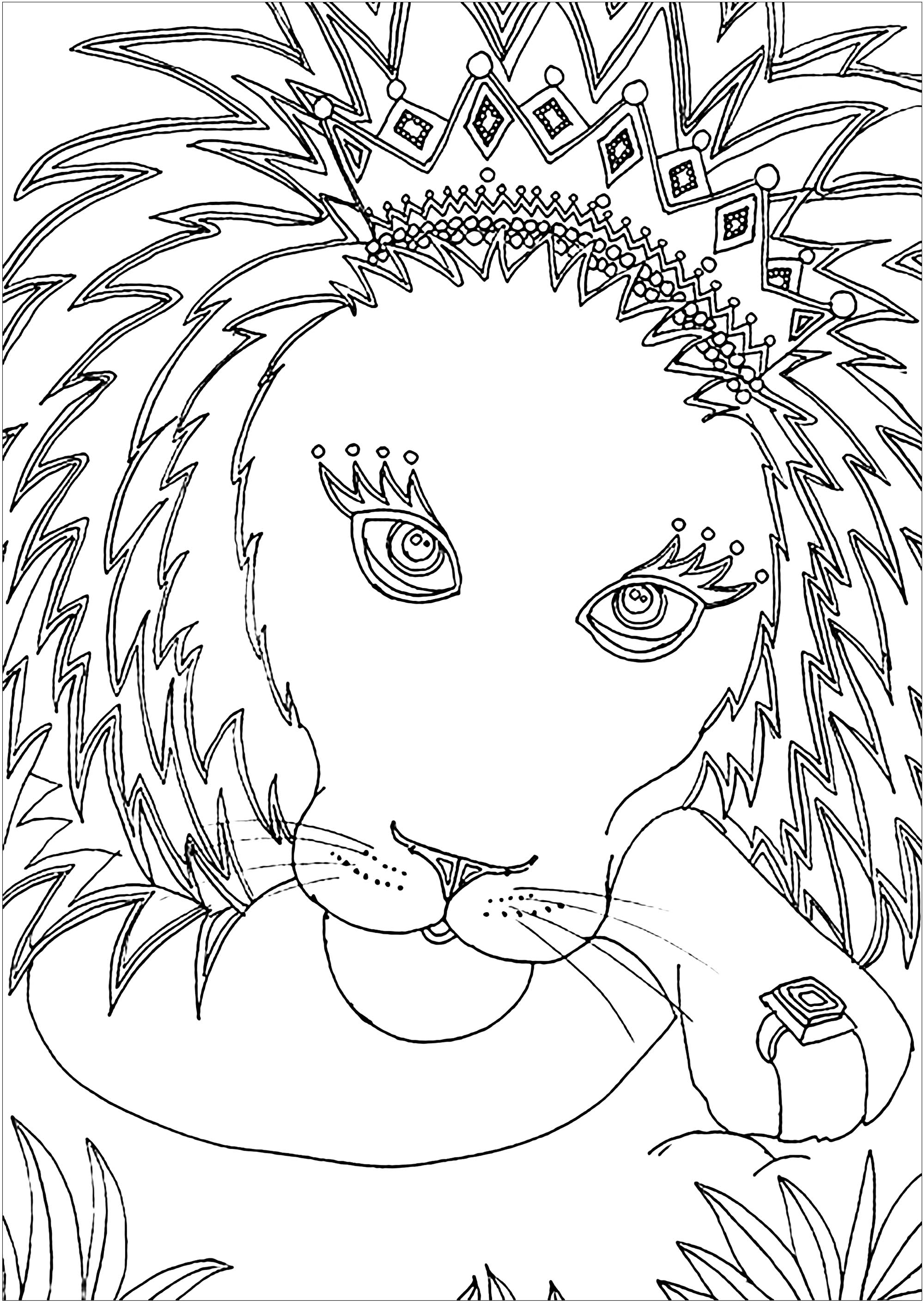 Lion King Coloring Pages Free Printable 63