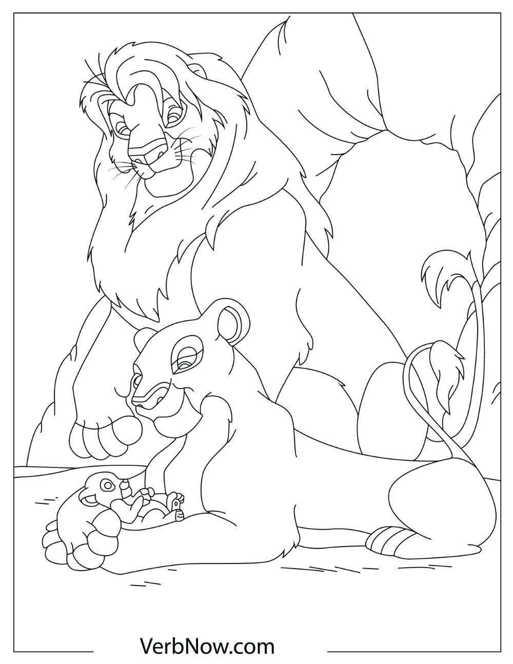 Lion King Coloring Pages Free Printable 66