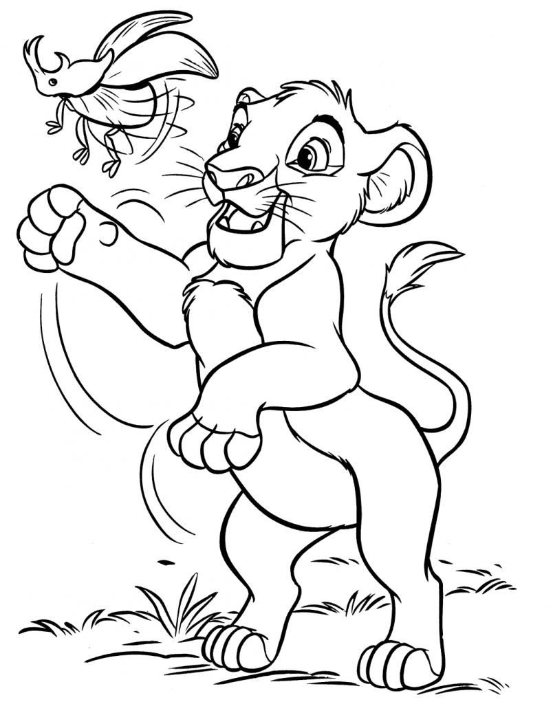 Lion King Coloring Pages Free Printable 72