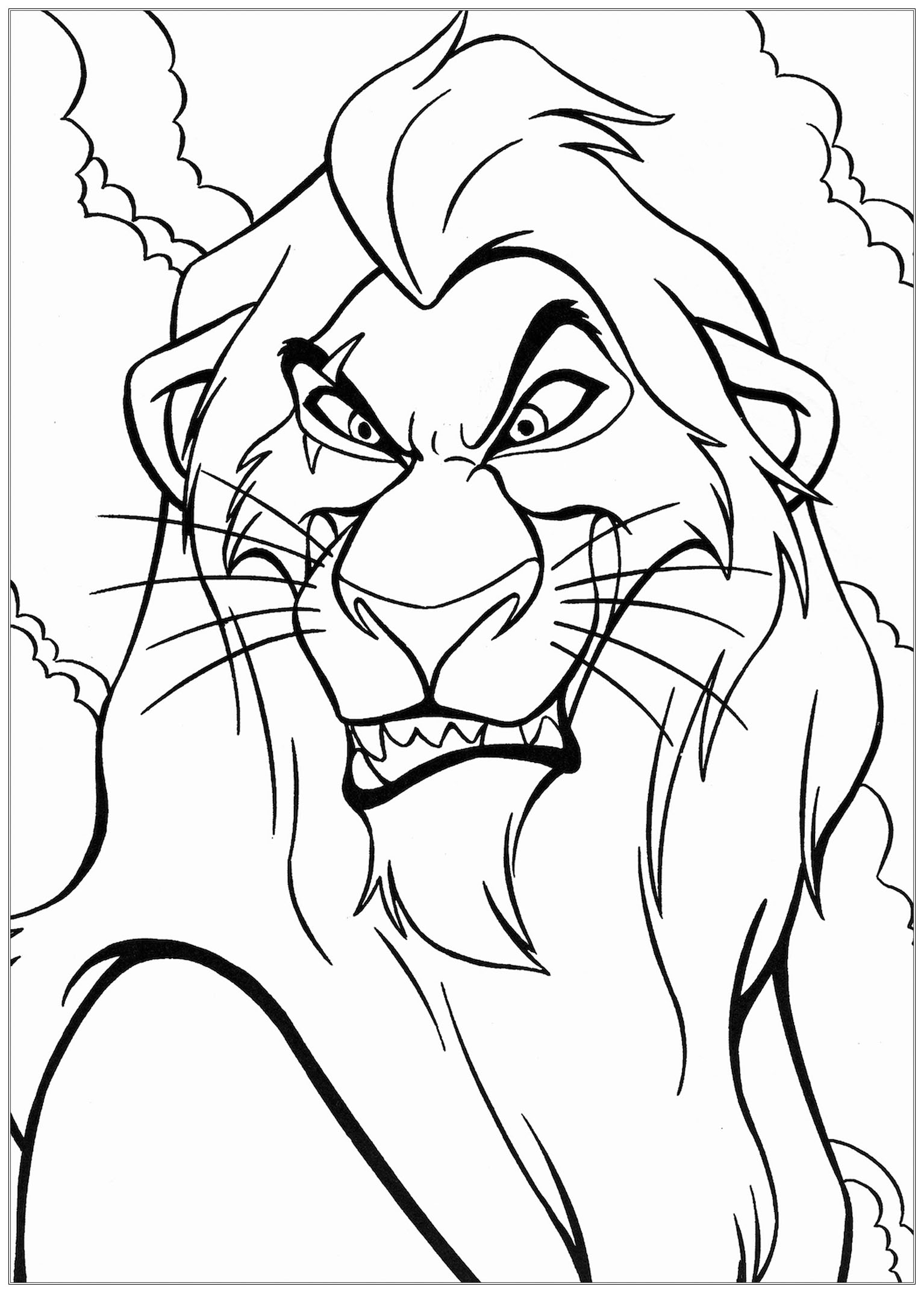 Lion King Coloring Pages Free Printable 74