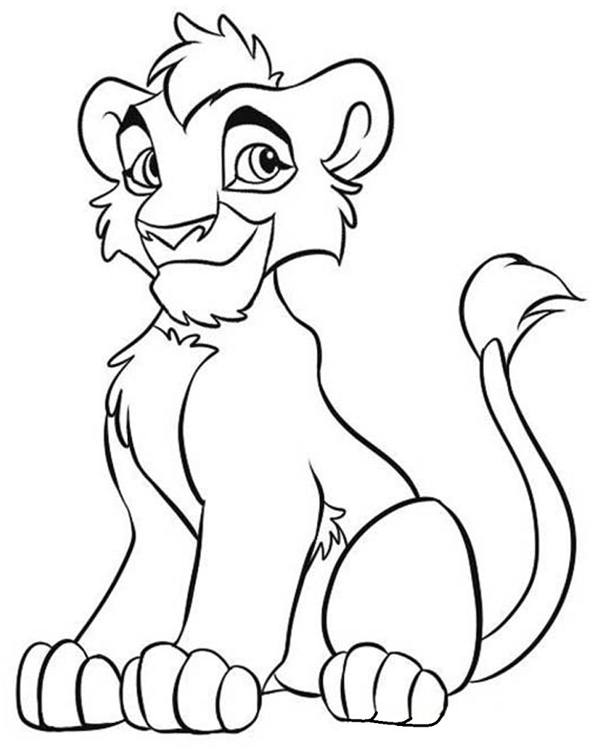 Lion King Coloring Pages Free Printable 92