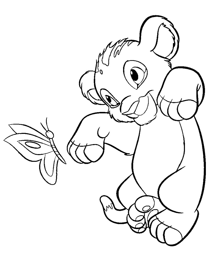 Lion King Coloring Pages Free Printable 94