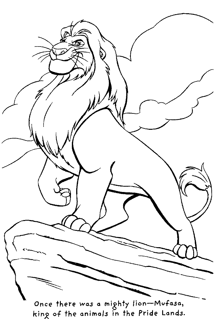 Lion King Coloring Pages Free Printable 97