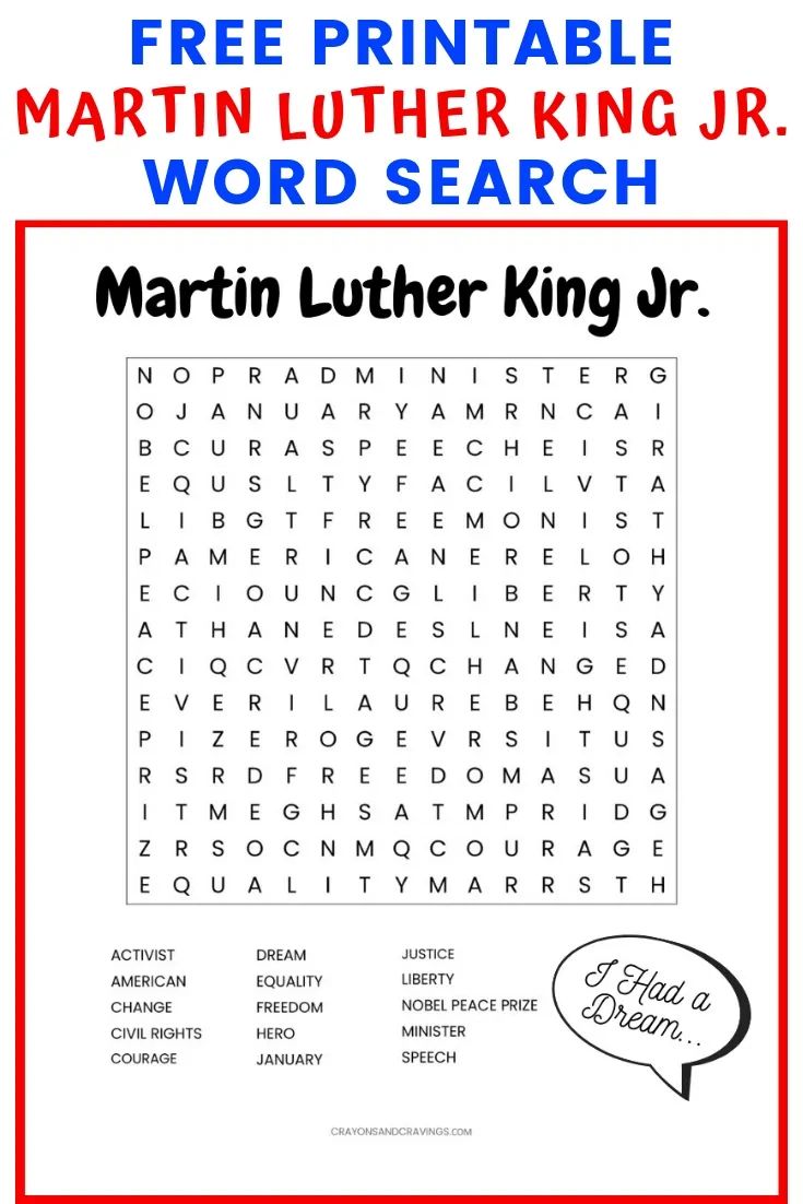 martin luther king color