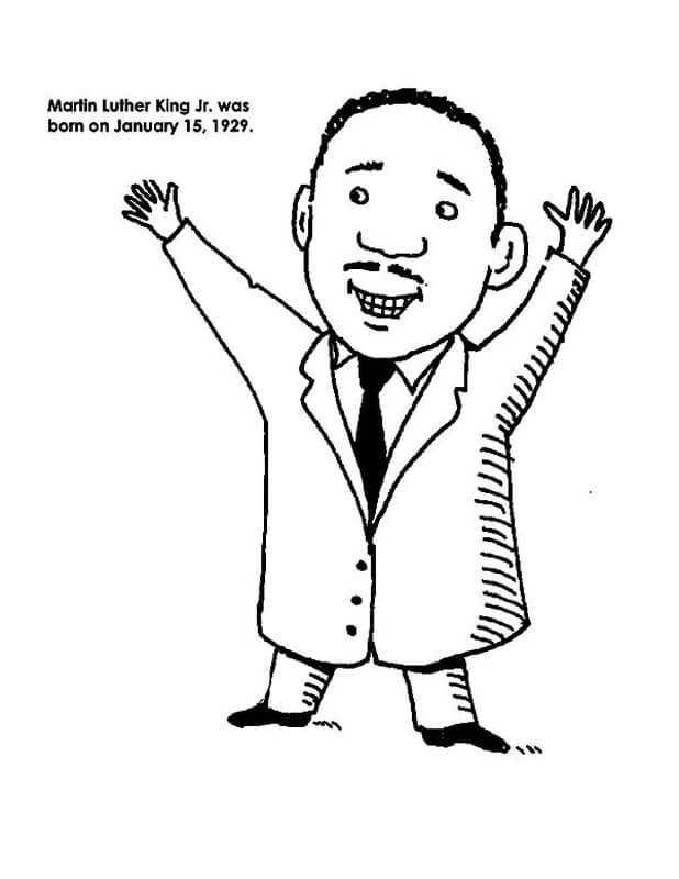 martin luther king coloring pages pdf