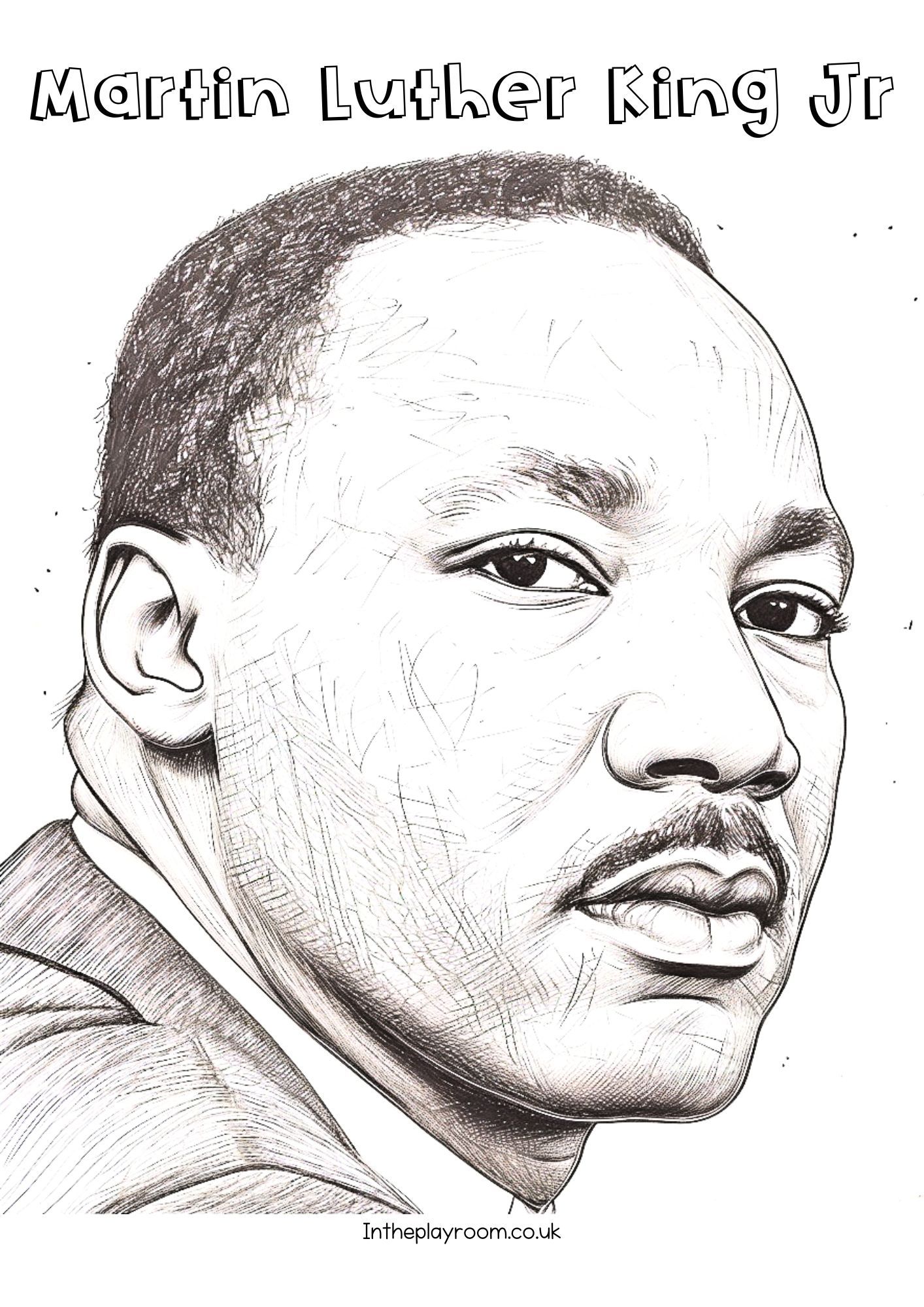 martin luther king free printables