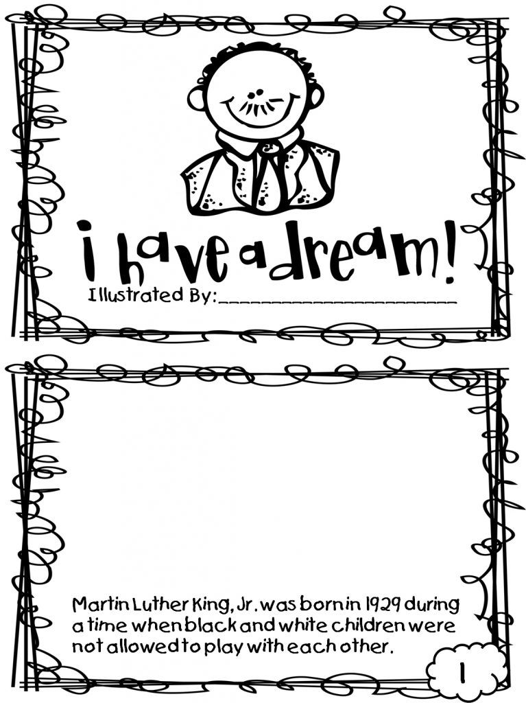 martin luther king jr coloring page free