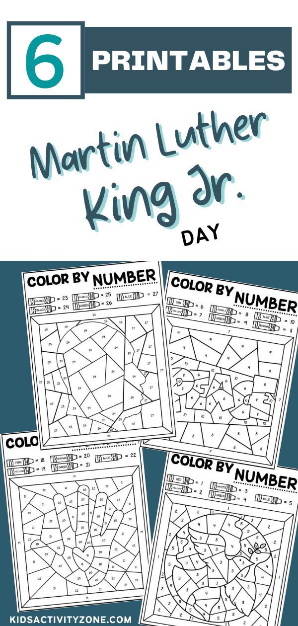 martin luther king jr coloring worksheets