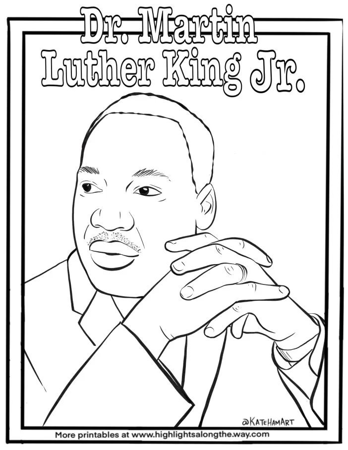 martin luther king jr printables