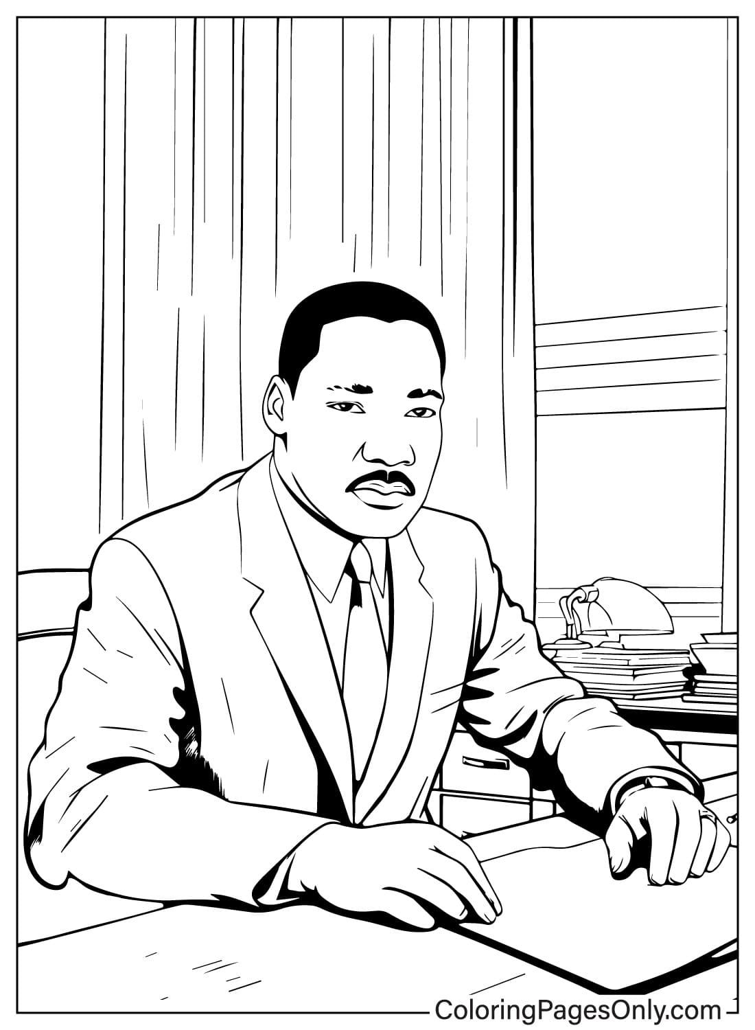 martin luther king pictures to color