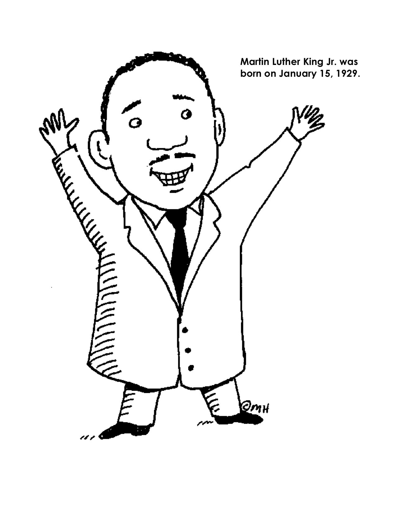 martin luther king printable pictures